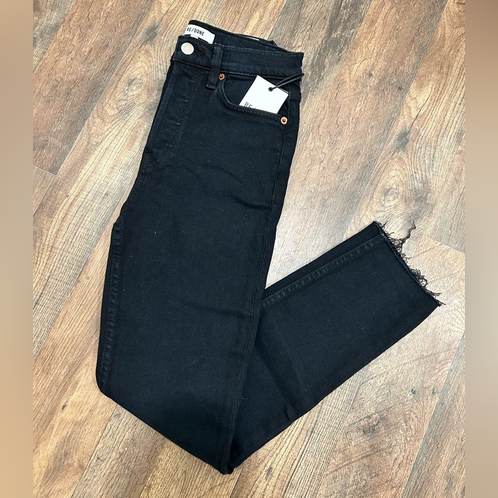 Re/Done 90s High Rise Ankle Crop Jeans